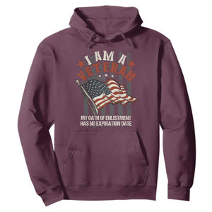 Veteran Pride Hoodie My Oath Has No Expiration TS09 Maroon Print Your Wear