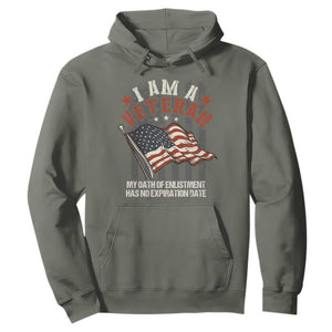 Veteran Pride Hoodie My Oath Has No Expiration TS09 Military Green Print Your Wear