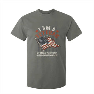 Veteran Pride T Shirt For Kid My Oath Has No Expiration TS09 Military Green Print Your Wear