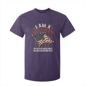 Veteran Pride T Shirt For Kid My Oath Has No Expiration TS09 Purple Print Your Wear