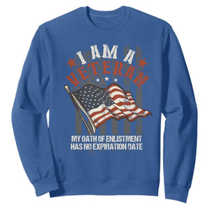 Veteran Pride Sweatshirt My Oath Has No Expiration TS09 Royal Blue Print Your Wear