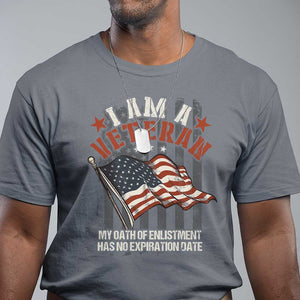 Veteran Pride T Shirt My Oath Has No Expiration TS09 Charcoal Print Your Wear