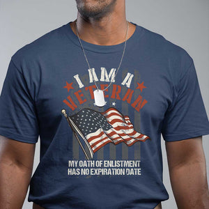 Veteran Pride T Shirt My Oath Has No Expiration TS09 Navy Print Your Wear