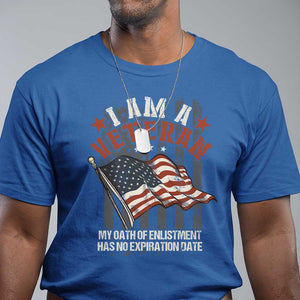 Veteran Pride T Shirt My Oath Has No Expiration TS09 Royal Blue Print Your Wear