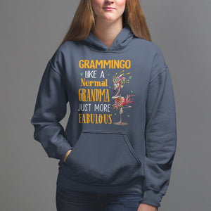 Grammingo Like A Normal Grandma Just More Fabulous Flamingo Hoodie TS09 Navy Printyourwear