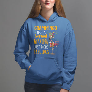 Grammingo Like A Normal Grandma Just More Fabulous Flamingo Hoodie TS09 Royal Blue Printyourwear