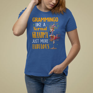 Grammingo Like A Normal Grandma Just More Fabulous Flamingo T Shirt For Women TS09 Royal Blue Printyourwear