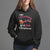 I Am Dreaming Of A Pink Christmas Santa Flamingo Hoodie TS09 Black Printyourwear