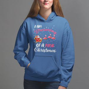 I Am Dreaming Of A Pink Christmas Santa Flamingo Hoodie TS09 Royal Blue Printyourwear