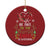 Funny Xmas Nurse Christmas Ornament Be Nice To The Nurse Santa is Watching TS09 Print Your Wear