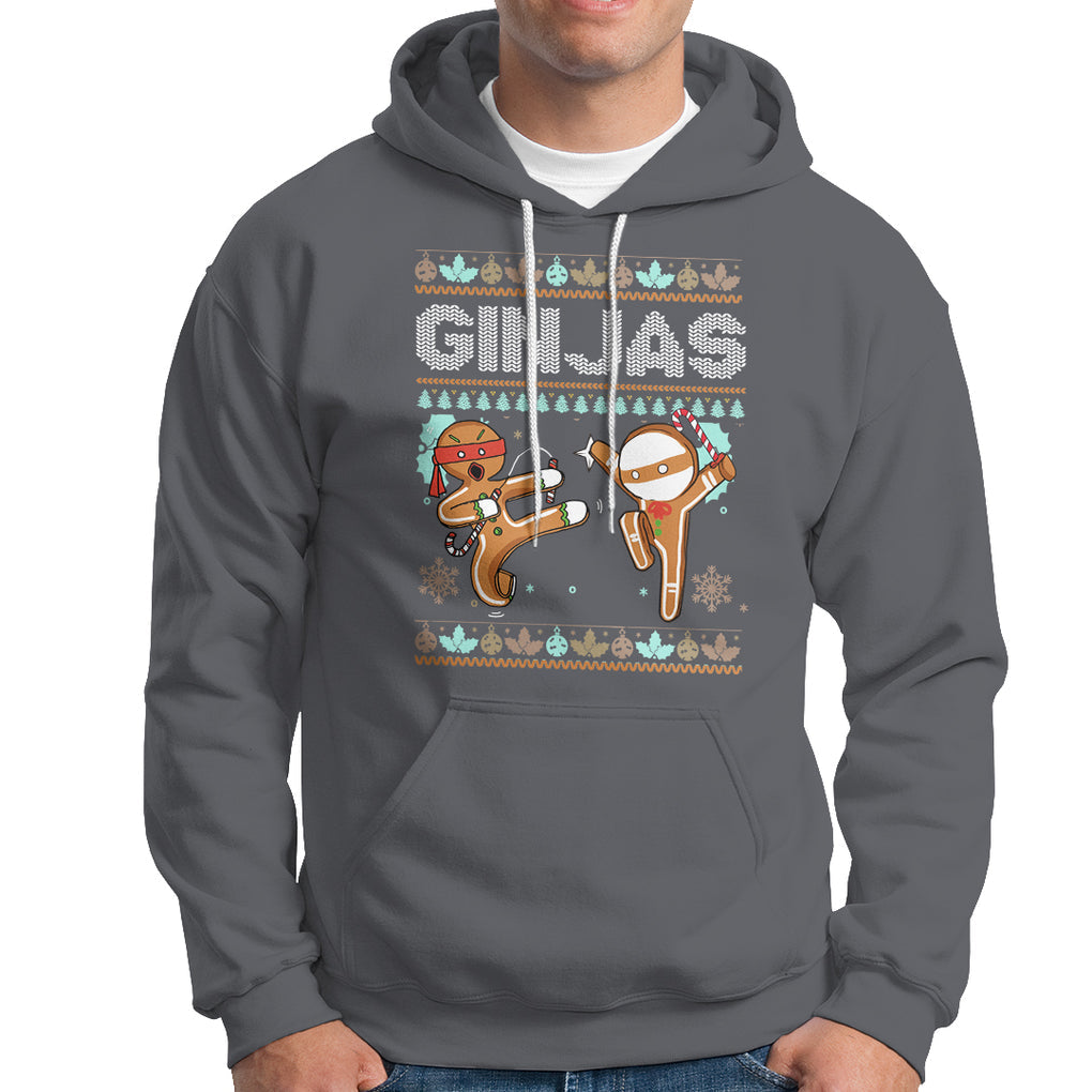 Ginjas Gingerbread Ninjas Funny Christmas Hoodie TS09 Printyourwear