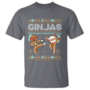 Ginjas Gingerbread Ninjas Funny Christmas T Shirt TS09 Printyourwear