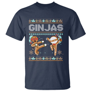 Ginjas Gingerbread Ninjas Funny Christmas T Shirt TS09 Printyourwear
