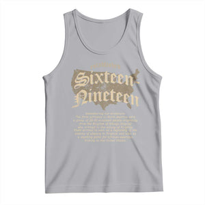 Black History Tank Top 1619 Sixteen-Nineteen Established TS09 Athletic Heather Print Your Wear