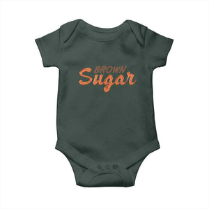 Melanin African Pride Baby Onesie Brown Sugar TS09 Dark Forest Green Print Your Wear