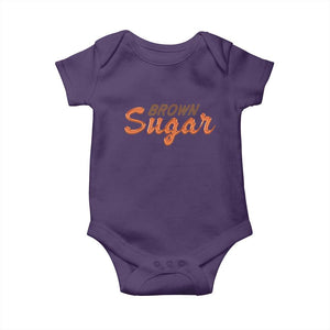 Melanin African Pride Baby Onesie Brown Sugar TS09 Purple Print Your Wear