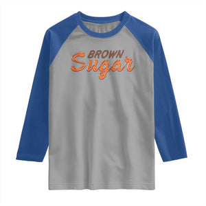 Melanin African Pride Raglan Shirt Brown Sugar TS09 Sport Gray Royal Print Your Wear