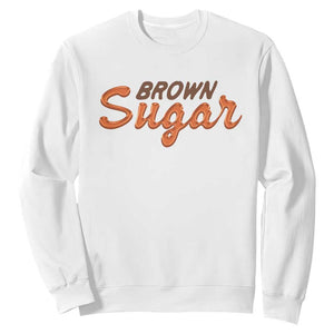 Melanin African Pride Sweatshirt Brown Sugar TS09 White Print Your Wear