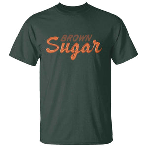 Melanin African Pride T Shirt Brown Sugar TS09 Dark Forest Green Print Your Wear