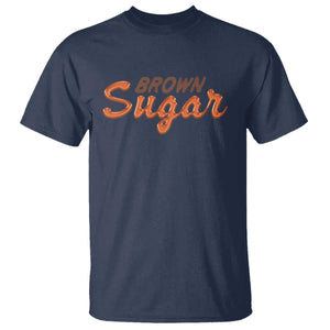 Melanin African Pride T Shirt Brown Sugar TS09 Navy Print Your Wear