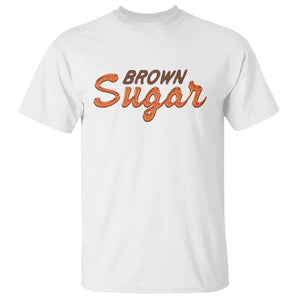 Melanin African Pride T Shirt Brown Sugar TS09 White Print Your Wear