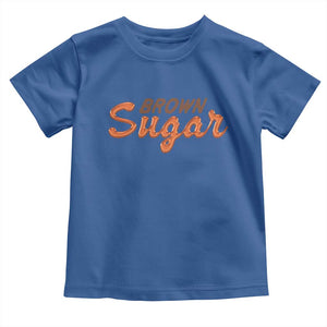 Melanin African Pride Toddler T Shirt Brown Sugar TS09 Royal Blue Print Your Wear