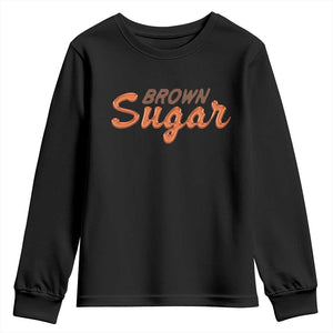 Melanin African Pride Youth Sweatshirt Brown Sugar TS09 Black Print Your Wear