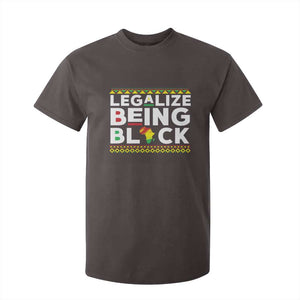 Black Pride T Shirt For Kid Legalize Being Black History Month TS09 Dark Chocolate Print Your Wear