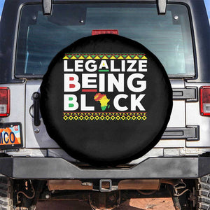 Black Pride Spare Tire Cover Legalize Being Black History Month TS09 No hole Black Print Your Wear