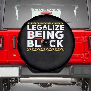 Black Pride Spare Tire Cover Legalize Being Black History Month TS09 Black Print Your Wear