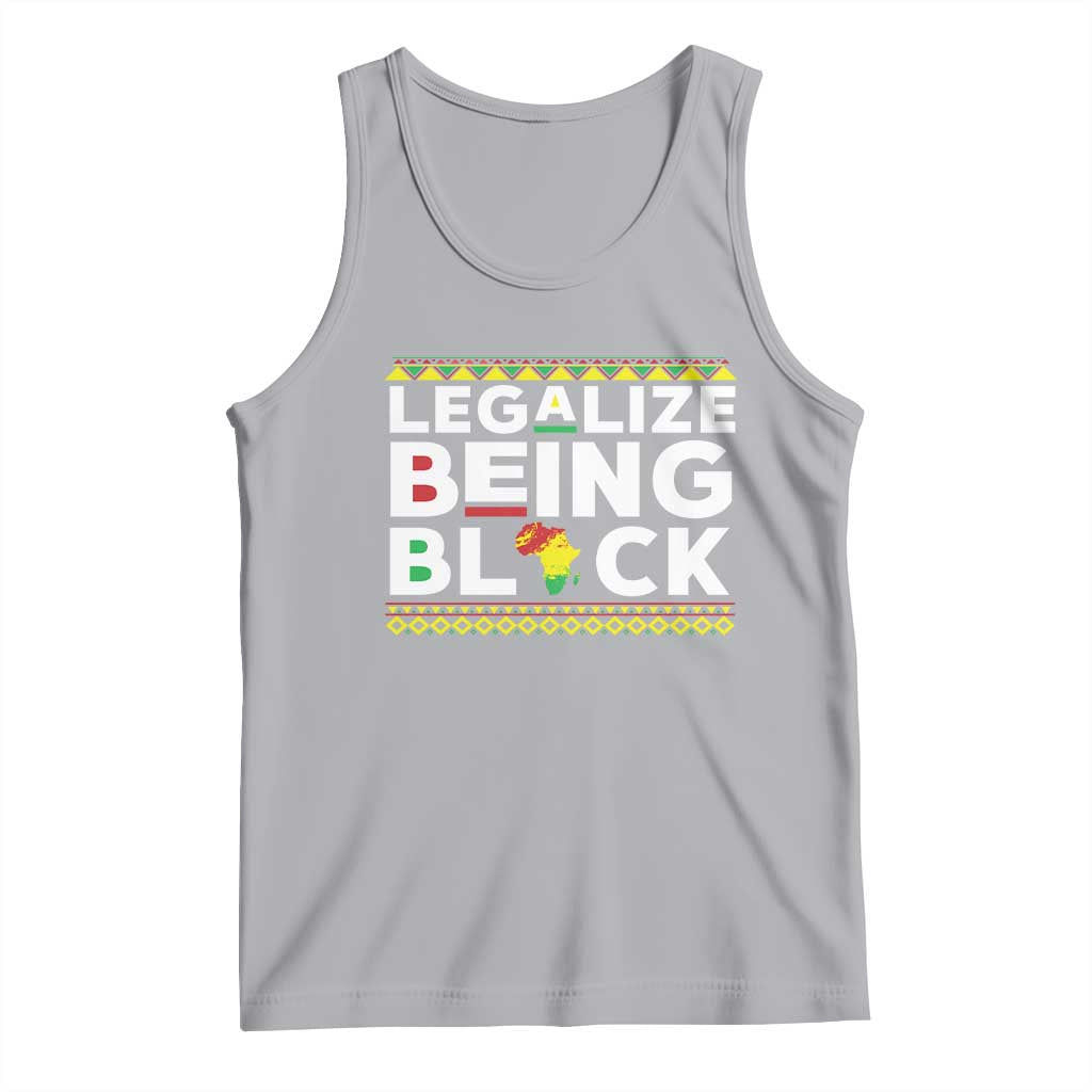 Black Pride Tank Top Legalize Being Black History Month TS09 Athletic Heather Print Your Wear