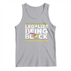 Black Pride Tank Top Legalize Being Black History Month TS09 Athletic Heather Print Your Wear