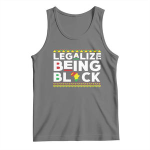 Black Pride Tank Top Legalize Being Black History Month TS09 Black Heather Print Your Wear