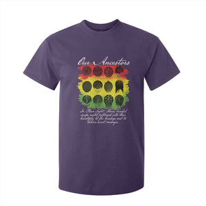 Black History T Shirt For Kid Our Ancestors Escape Routes Braids TS09 Purple Print Your Wear