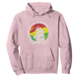 Black History Pride Hoodie Honoring The Past Inspiring The Future TS09 Light Pink Print Your Wear