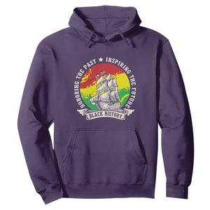 Black History Pride Hoodie Honoring The Past Inspiring The Future TS09 Purple Print Your Wear