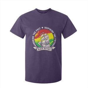 Black History Pride T Shirt For Kid Honoring The Past Inspiring The Future TS09 Purple Print Your Wear