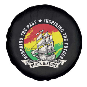 Black History Pride Spare Tire Cover Honoring The Past Inspiring The Future TS09 Print Your Wear