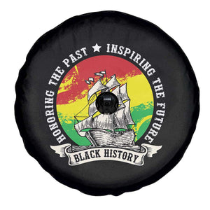 Black History Pride Spare Tire Cover Honoring The Past Inspiring The Future TS09 Print Your Wear