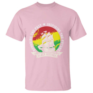 Black History Pride T Shirt Honoring The Past Inspiring The Future TS09 Light Pink Print Your Wear