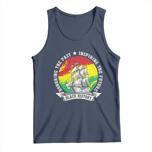 Black History Pride Tank Top Honoring The Past Inspiring The Future TS09 Navy Print Your Wear