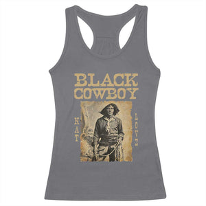 Nat Love Black Cowboy Racerback Tank Top African American Cowboys Black History TS09 Charcoal Print Your Wear