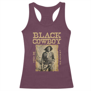 Nat Love Black Cowboy Racerback Tank Top African American Cowboys Black History TS09 Maroon Print Your Wear