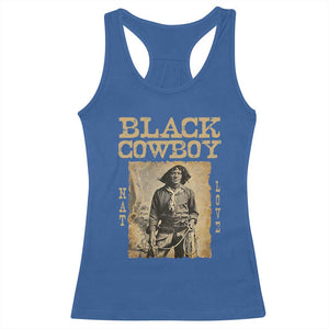 Nat Love Black Cowboy Racerback Tank Top African American Cowboys Black History TS09 Royal Blue Print Your Wear