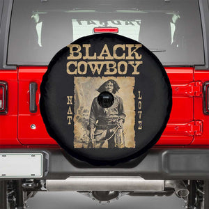 Nat Love Black Cowboy Spare Tire Cover African American Cowboys Black History TS09 Black Print Your Wear