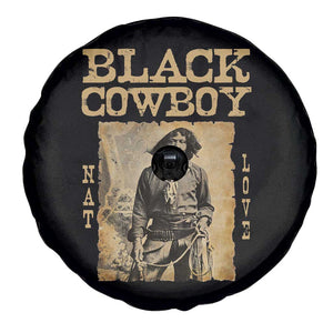 Nat Love Black Cowboy Spare Tire Cover African American Cowboys Black History TS09 Print Your Wear