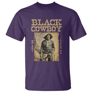 Nat Love Black Cowboy T Shirt African American Cowboys Black History TS09 Purple Print Your Wear