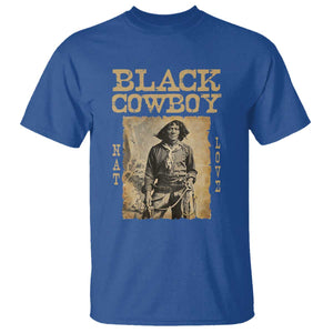 Nat Love Black Cowboy T Shirt African American Cowboys Black History TS09 Royal Blue Print Your Wear