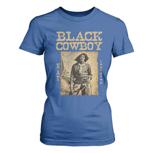 Nat Love Black Cowboy T Shirt For Women African American Cowboys Black History TS09 Royal Blue Print Your Wear