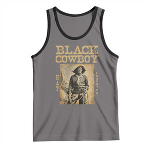 Nat Love Black Cowboy Tank Top African American Cowboys Black History TS09 Deep Heather Black Print Your Wear